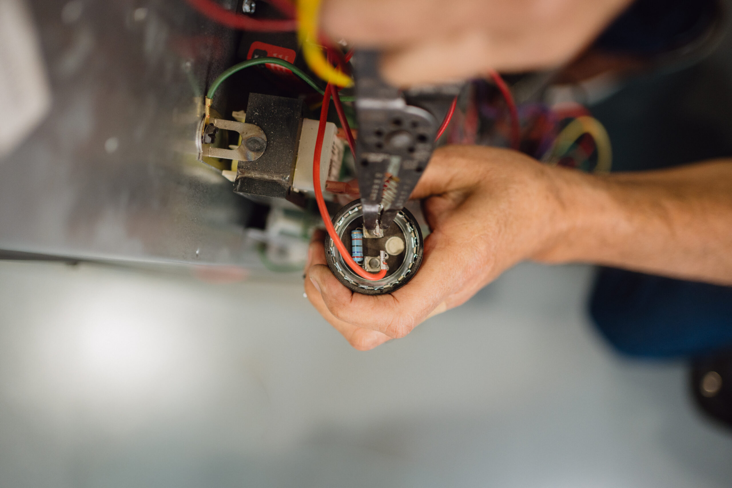 Hands-on HVAC troubleshooting and testing in the lab